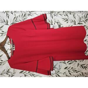 NWT Sharagano Dress Womens Size 12P Bell Sleeve